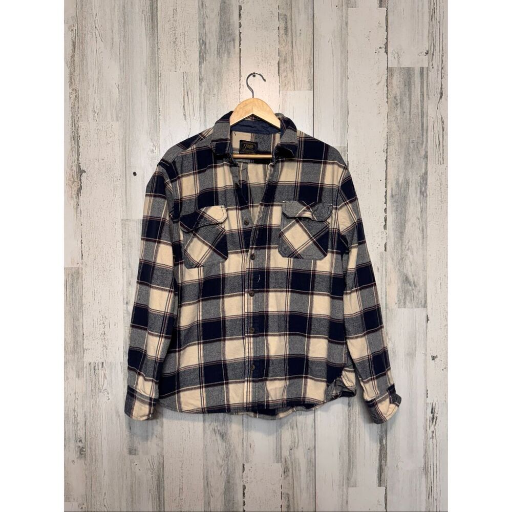 Jachs MFG Heritage Flannel Shirt XXL – Plaid Long Sleeve 100% Cotton